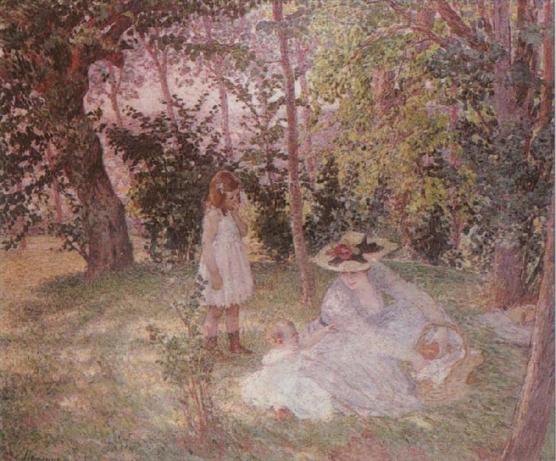 Henry Lebasques Picnic on the Grass France oil painting art